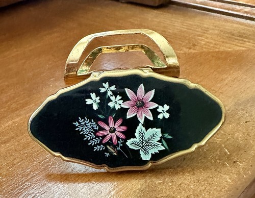 Vintage gold toned - vintage, enamel